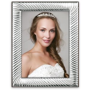 Volterra High Gloss Frame 10x15 cm silver