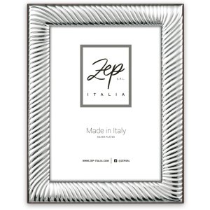 Volterra High Gloss Frame 10x15 cm silver