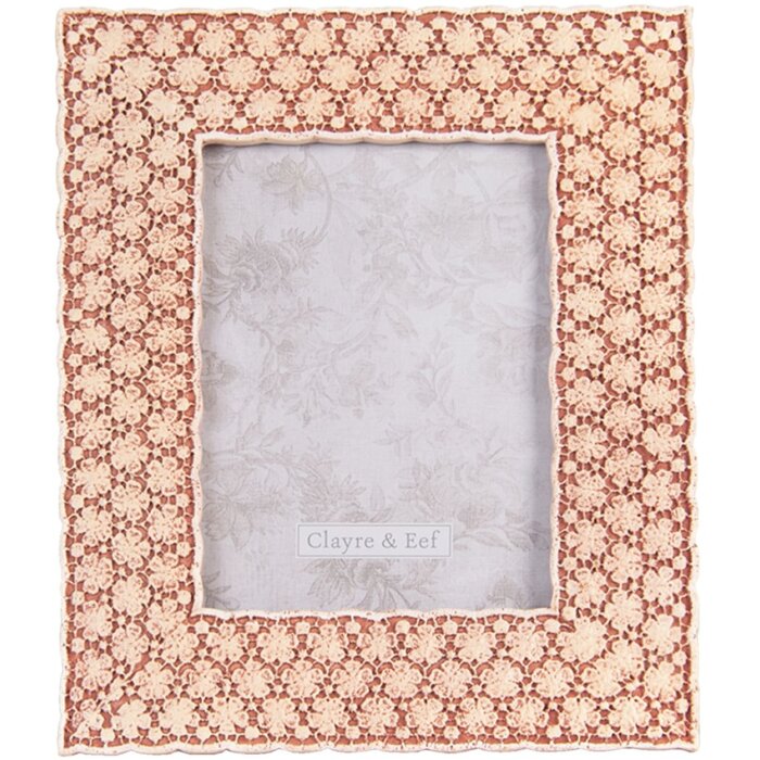 Photo frame red 22x2x27 cm - 13x18 cm 2F0791