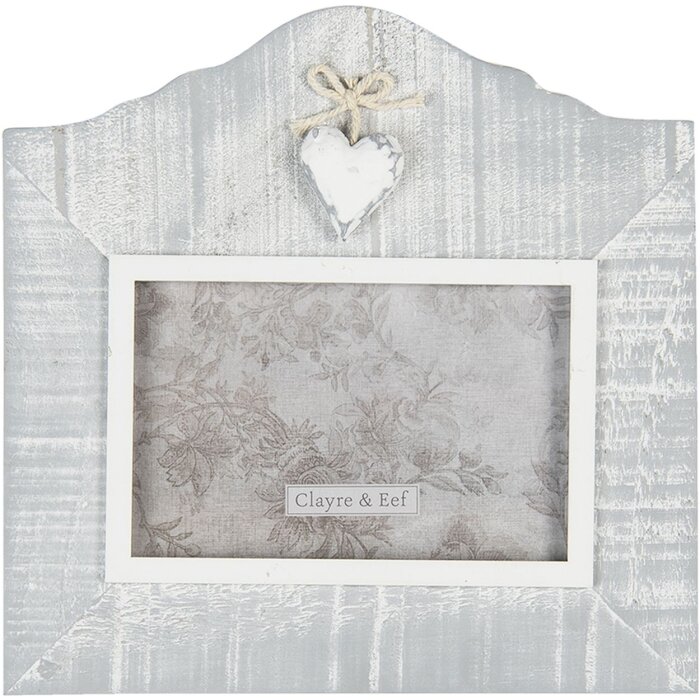 Photo frame gray 22x2x21 cm - 15x10 cm 2F0814