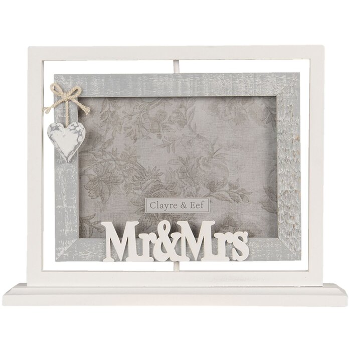 Photo frame gray 29x6x22 cm - 18x13 cm 2F0817