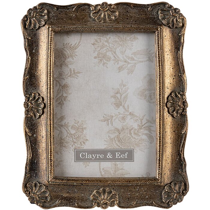 Photo frame gold 14x2x19 cm / 10x15 cm 2F0827