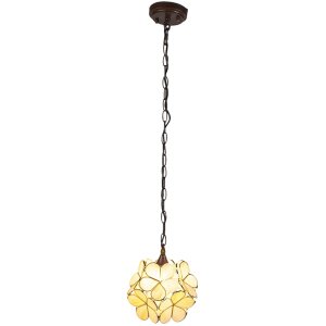 Pendant light Tiffany cream Ø 25x91 cm E14-max...