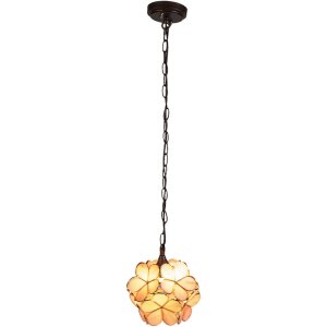 Pendant light Tiffany pink Ø 25x90 cm E14-max...