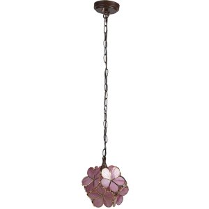 Pendant light Tiffany pink Ø 25x90 cm E14-max 1x40W 5LL-6093