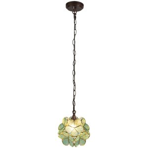 Pendant light Tiffany blue Ø 25x90 cm E14-max 1x40W 5LL-6094