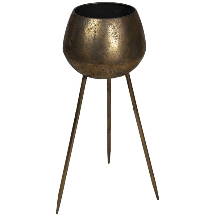 Decoration plant holder gold Ø 24x69 cm 5Y0876