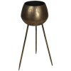 Decoration plant holder gold Ø 24x69 cm 5Y0876