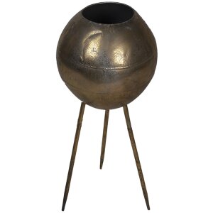 Decoration plant holder gold Ø 27x66 cm 5Y0878