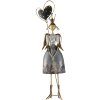 Decoration girl silver 25x13x87 cm 5Y0945