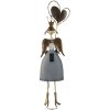 Decoration girl silver 25x13x87 cm 5Y0945