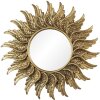 Mirror gold Ø 47x3 cm 62S229