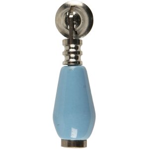 Doorknob blue 2x6 cm 64763