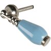 Doorknob blue 2x6 cm 64763