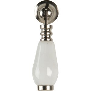 Doorknob white 2x6 cm 64765