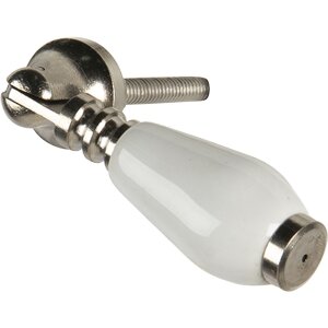 Doorknob white 2x6 cm 64765