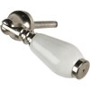 Doorknob white 2x6 cm 64765