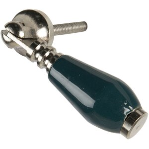 Doorknob blue 2x6 cm 64766