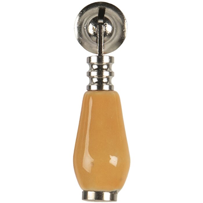 Doorknob yellow 2x6 cm 64772