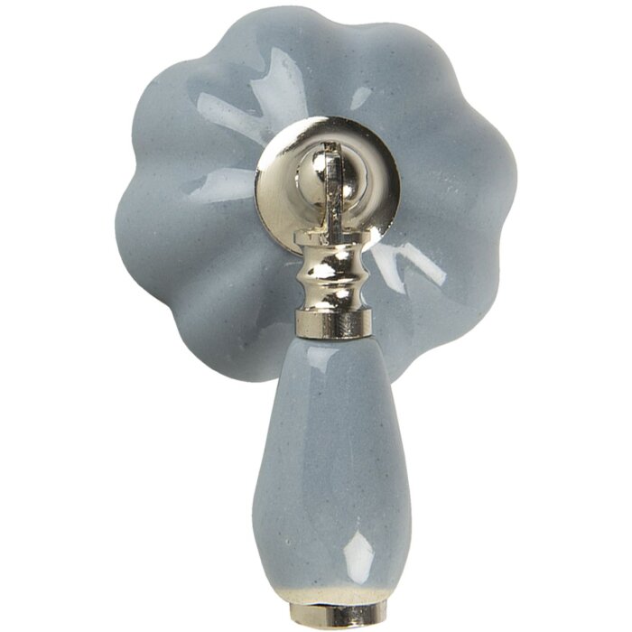 Doorknob gray 4x8x6 cm 64778