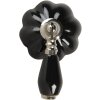 Doorknob black 4x8x6 cm 64779