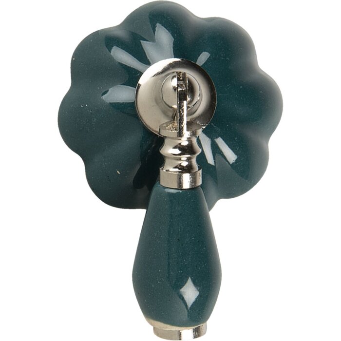 Doorknob green 4x8x6 cm 64780