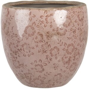 Flower pot pink Ø 20x19 cm 6CE1250L