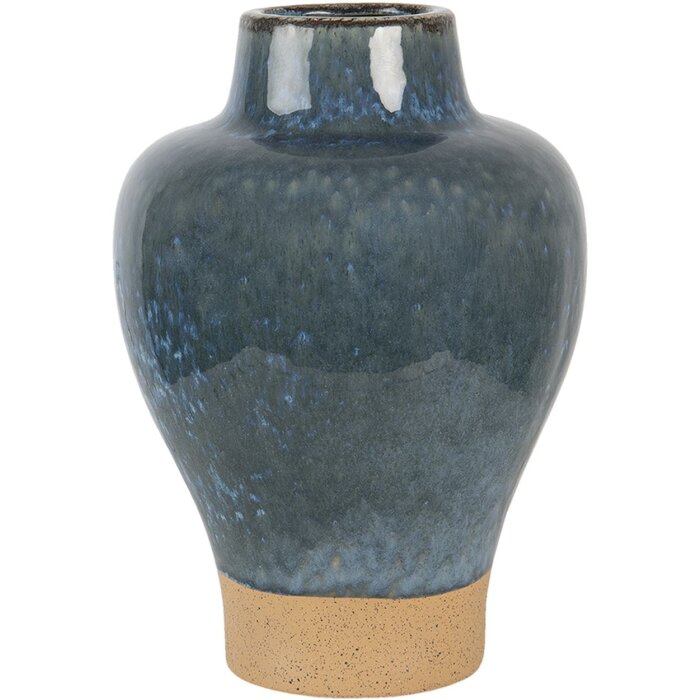 Vase blue Ø 21x31 cm 6CE1263