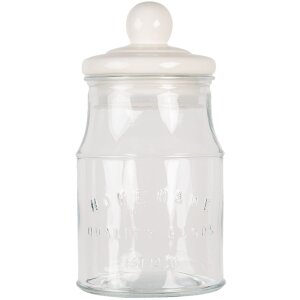 Storage jar transparent Ø 15x29 cm 6GL2924