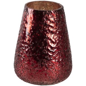 Tealight - candle holder red Ø 13x18 cm 6GL3132