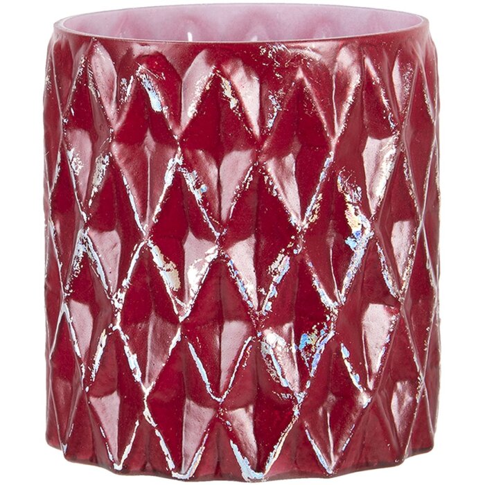 Tealight - candle holder red Ø 10x11 cm 6GL3207