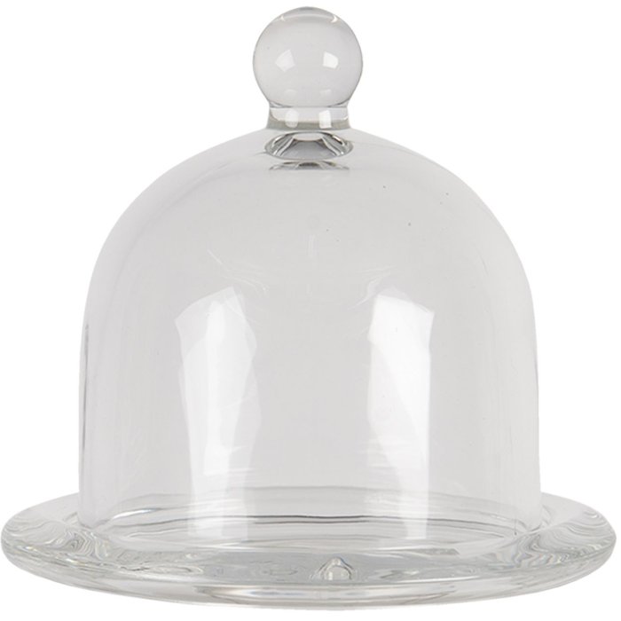 Clayre & Eef 6GL3420 Bell Ø 12x12 cm glass bell jar