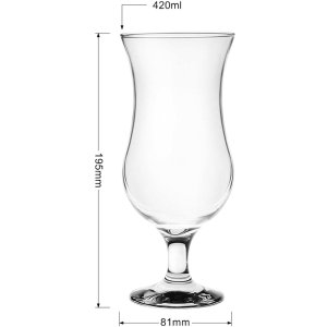 Cocktail glass transparent Ø 8x19 cm - 420 ml 6GL3467