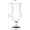 Cocktail glass transparent Ø 8x19 cm - 420 ml 6GL3467