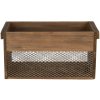 Wooden storage box  brown 32x19x16 - 23x16x15 cm 6H1996