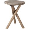 Plant table brown Ø 24x32 cm 6H2023