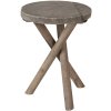 Plant table brown Ø 24x32 cm 6H2023