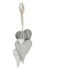 Decoration hanger hearts multicolored 32x5x8 cm 6H2026