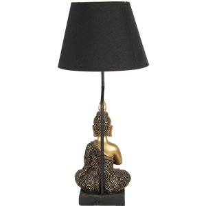 Table lamp black Ø 28x60 cm E27-max 1x60W 6LMC0037