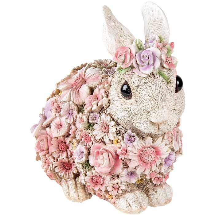 Decoration rabbit multicolored 19x12x18 cm 6PR3333