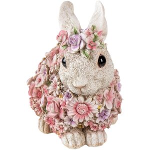 Decoration rabbit multicolored 19x12x18 cm 6PR3333