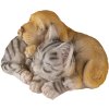 Decoration dog and cat multicolored 20x15x11 cm 6PR3336