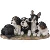 Decoration dogs multicolored 33x12x17 cm 6PR3340