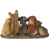 Decoration dogs multicolored 33x12x17 cm 6PR3341