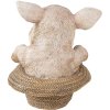 Decoration pig multicolored 13x12x14 cm 6PR3347