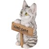 Decoration cat multicolored 12x9x19 cm 6PR3367