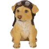 Decoration dog brown 14x10x16 cm 6PR3368