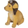 Decoration dog brown 14x10x16 cm 6PR3368