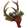 Stocking hanger antlers multicolored 18x24x15 cm 6PR3421