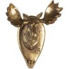 Wall decoration hook gold 10x7x13 cm 6PR3427